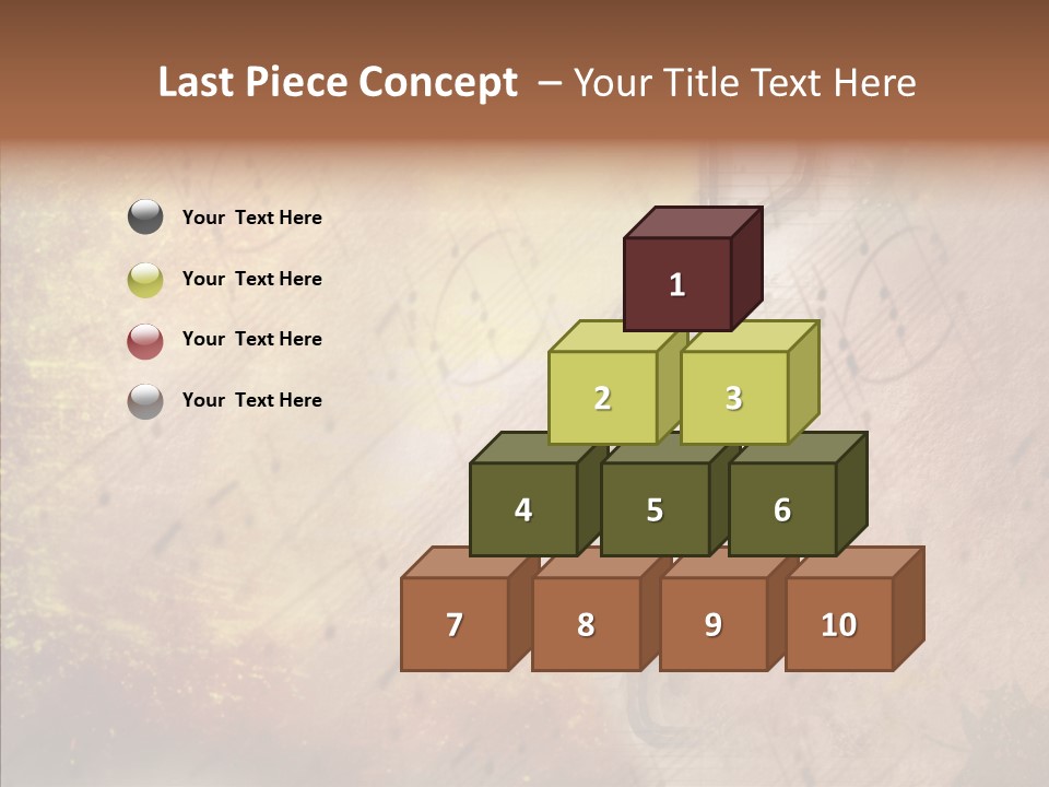 Texture Scrapbook Gravure PowerPoint Template