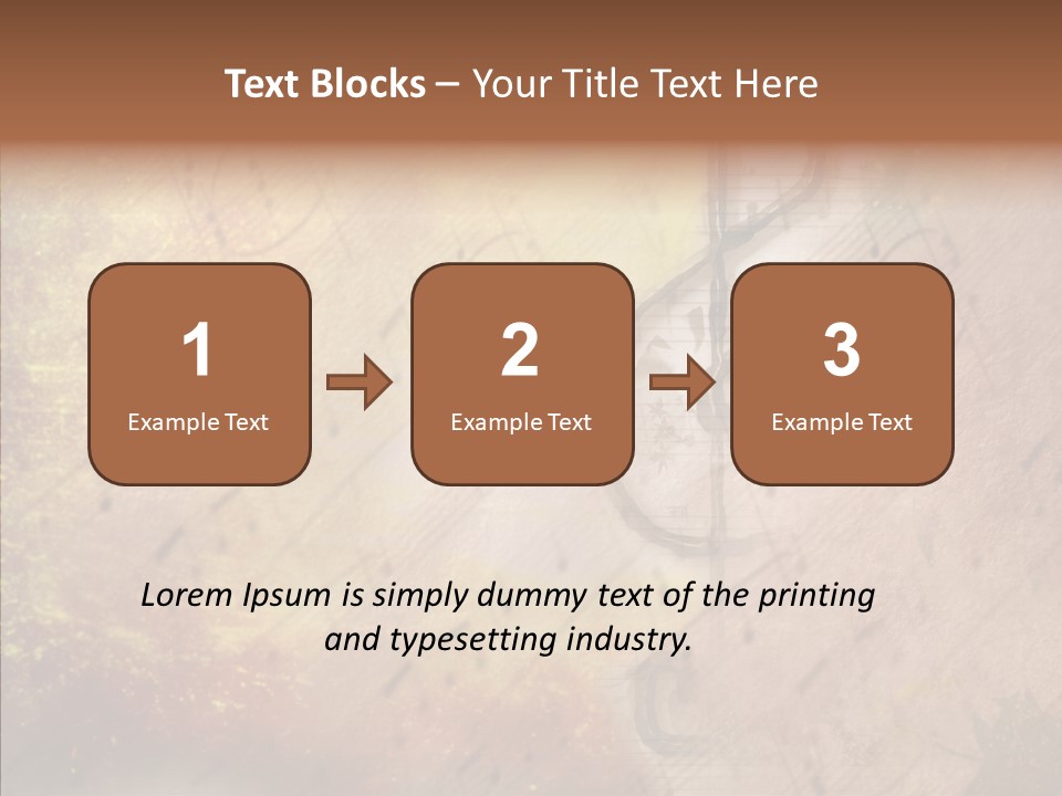 Texture Scrapbook Gravure PowerPoint Template