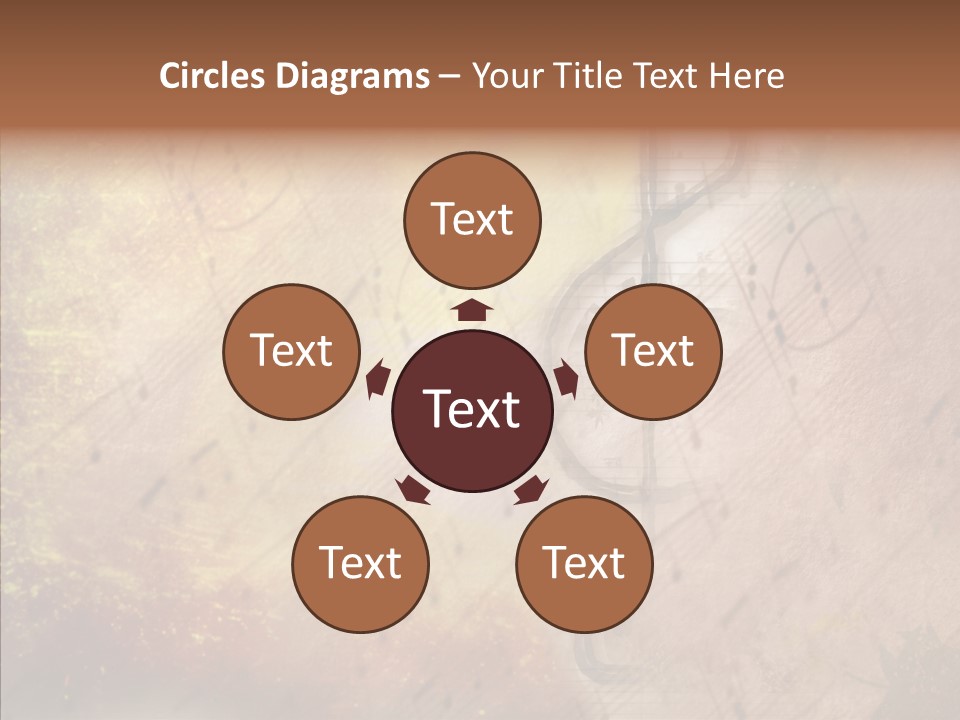 Texture Scrapbook Gravure PowerPoint Template