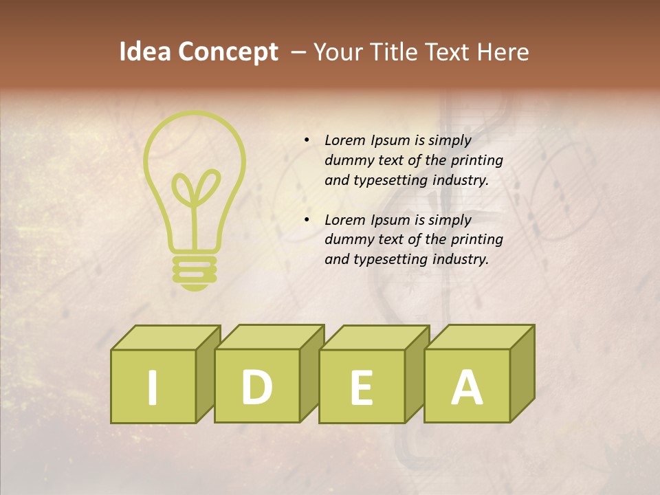 Texture Scrapbook Gravure PowerPoint Template