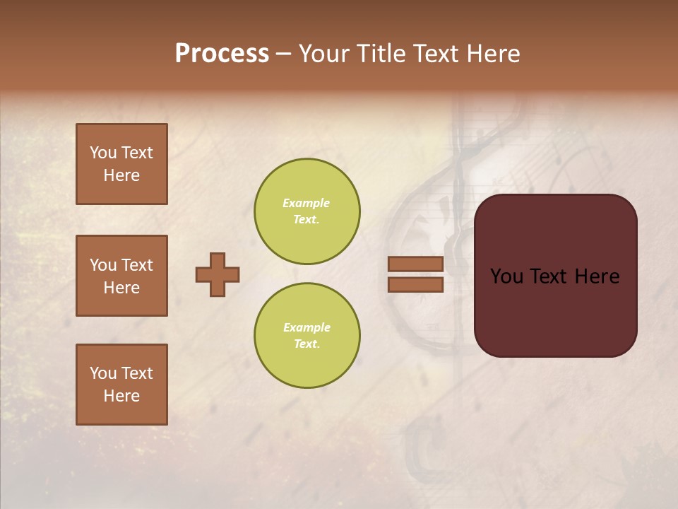 Texture Scrapbook Gravure PowerPoint Template