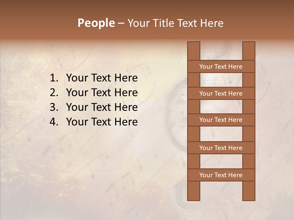 Texture Scrapbook Gravure PowerPoint Template