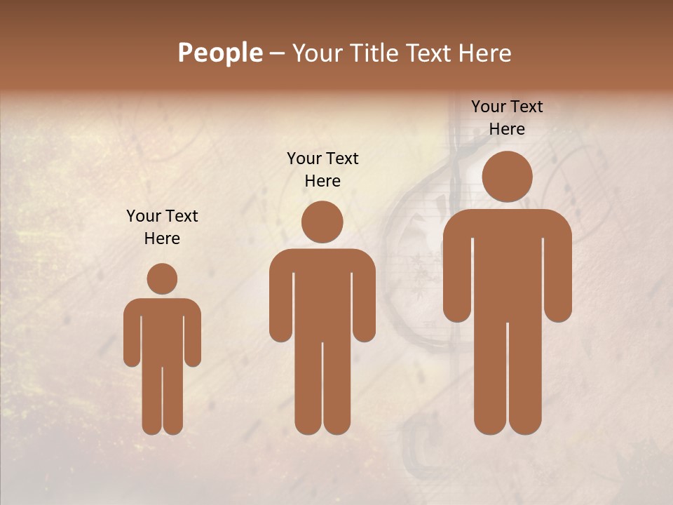 Texture Scrapbook Gravure PowerPoint Template