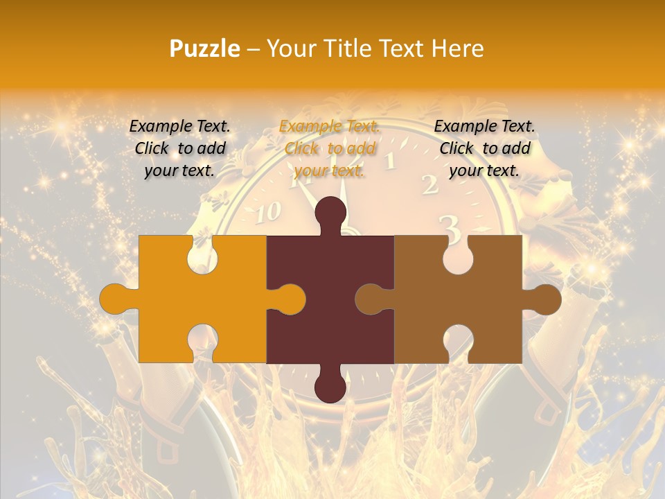 Affiche Grunge Mots PowerPoint Template