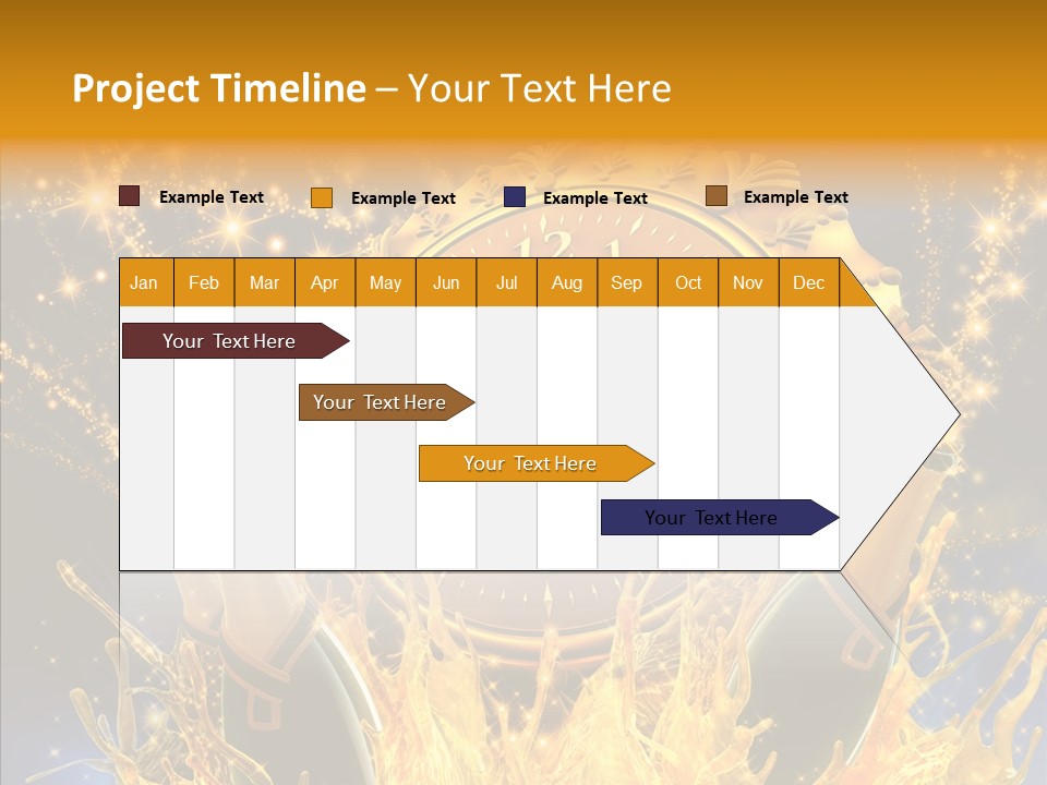 Affiche Grunge Mots PowerPoint Template