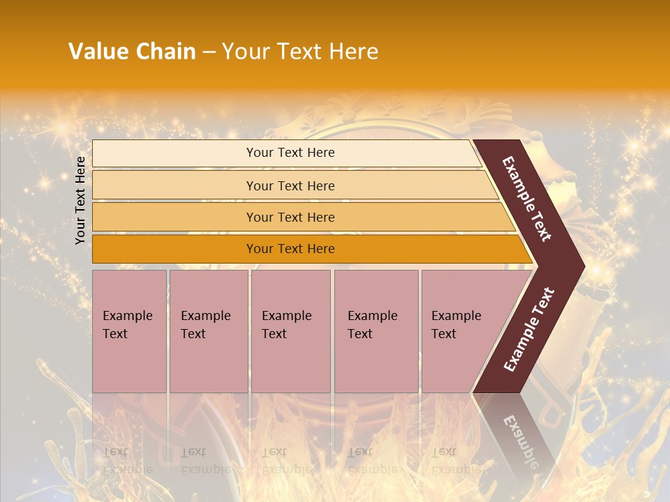 Affiche Grunge Mots PowerPoint Template