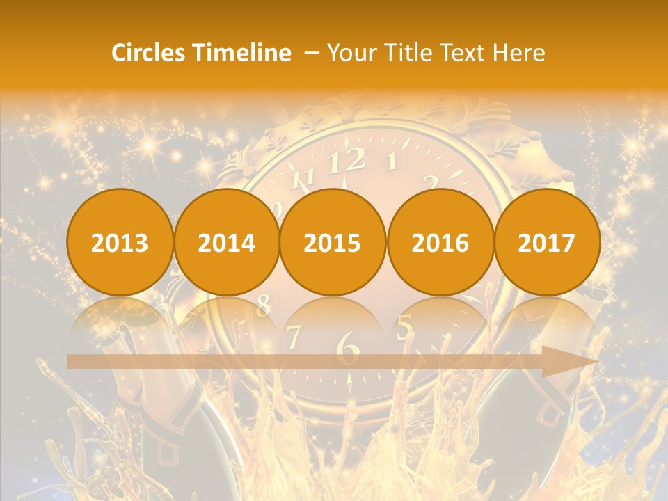 Affiche Grunge Mots PowerPoint Template