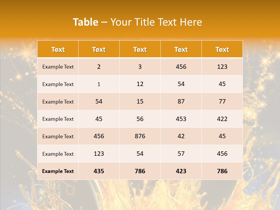 Affiche Grunge Mots PowerPoint Template