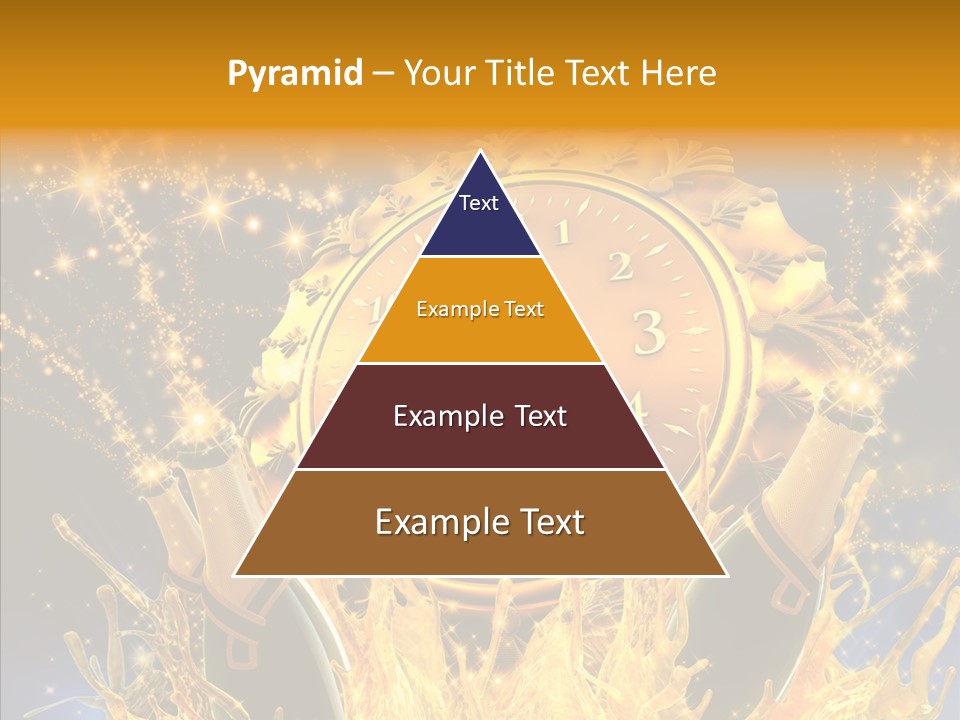 Affiche Grunge Mots PowerPoint Template