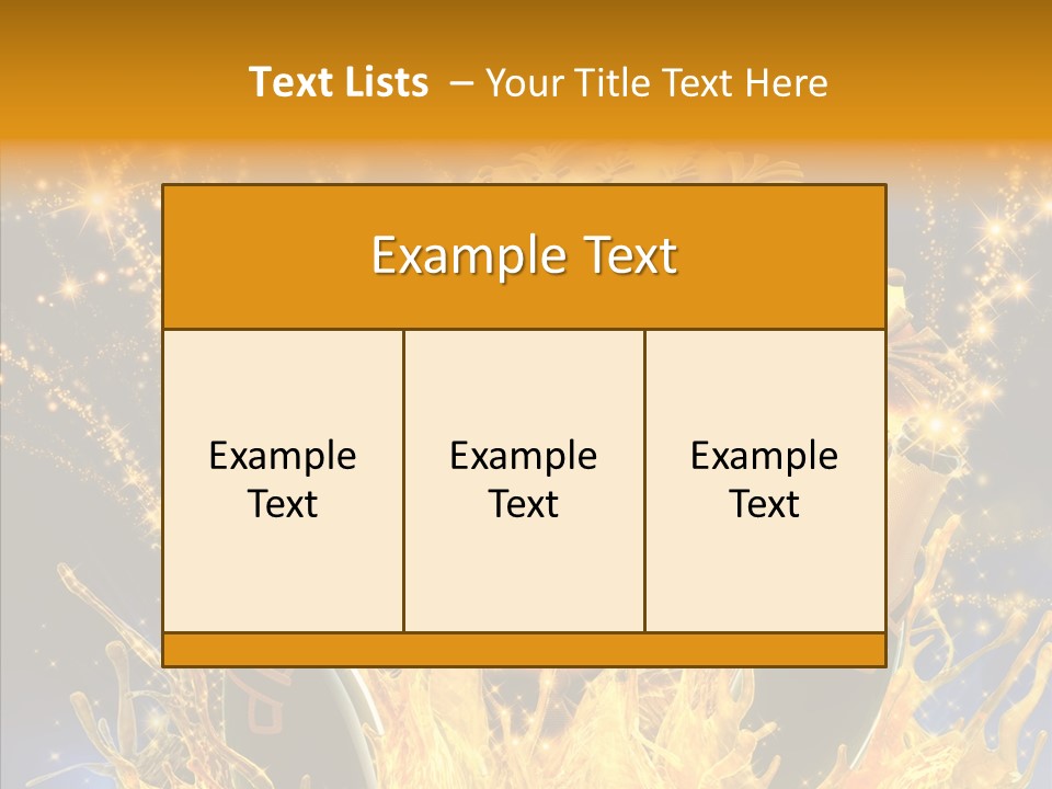 Affiche Grunge Mots PowerPoint Template