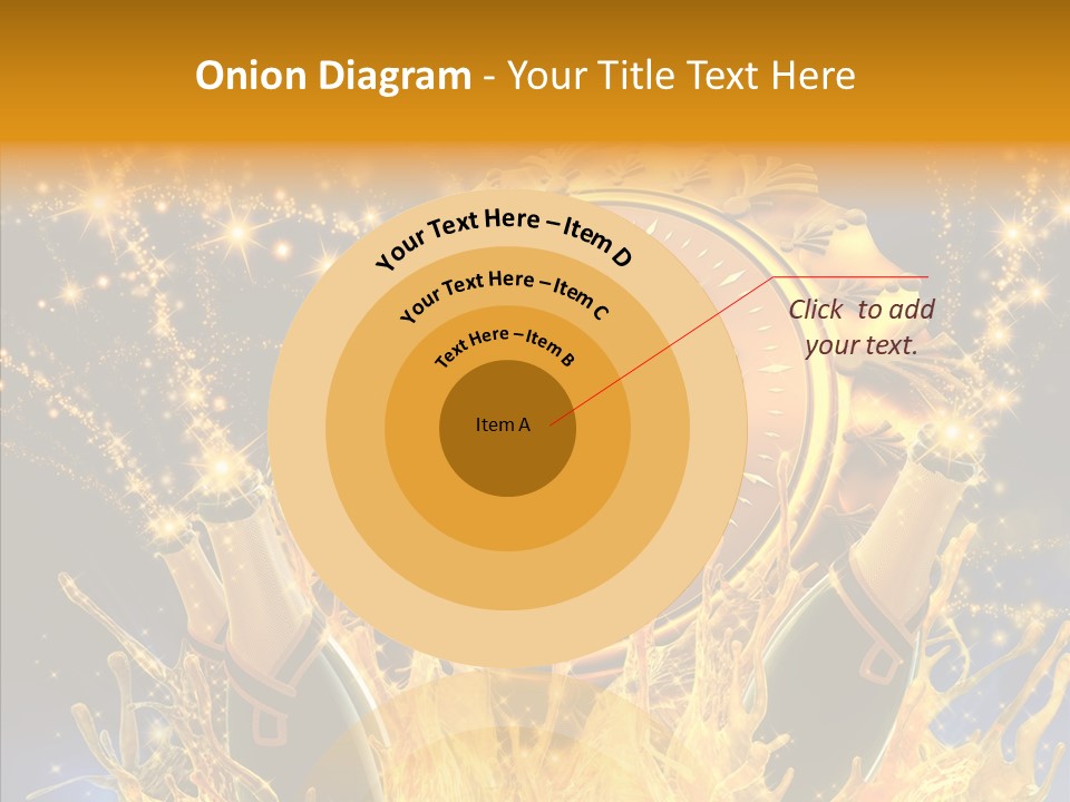 Affiche Grunge Mots PowerPoint Template