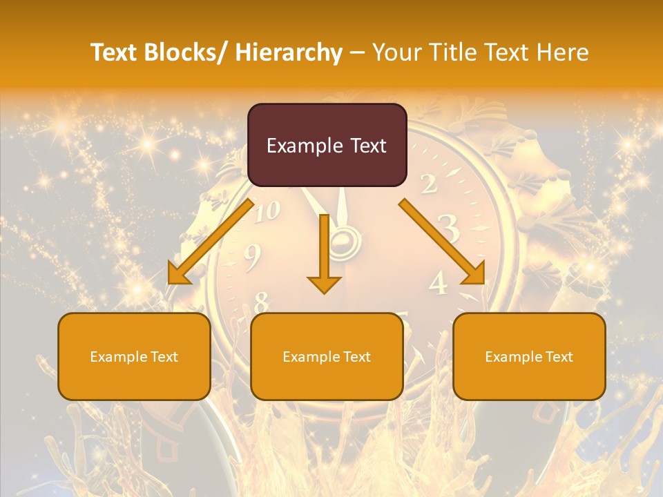 Affiche Grunge Mots PowerPoint Template