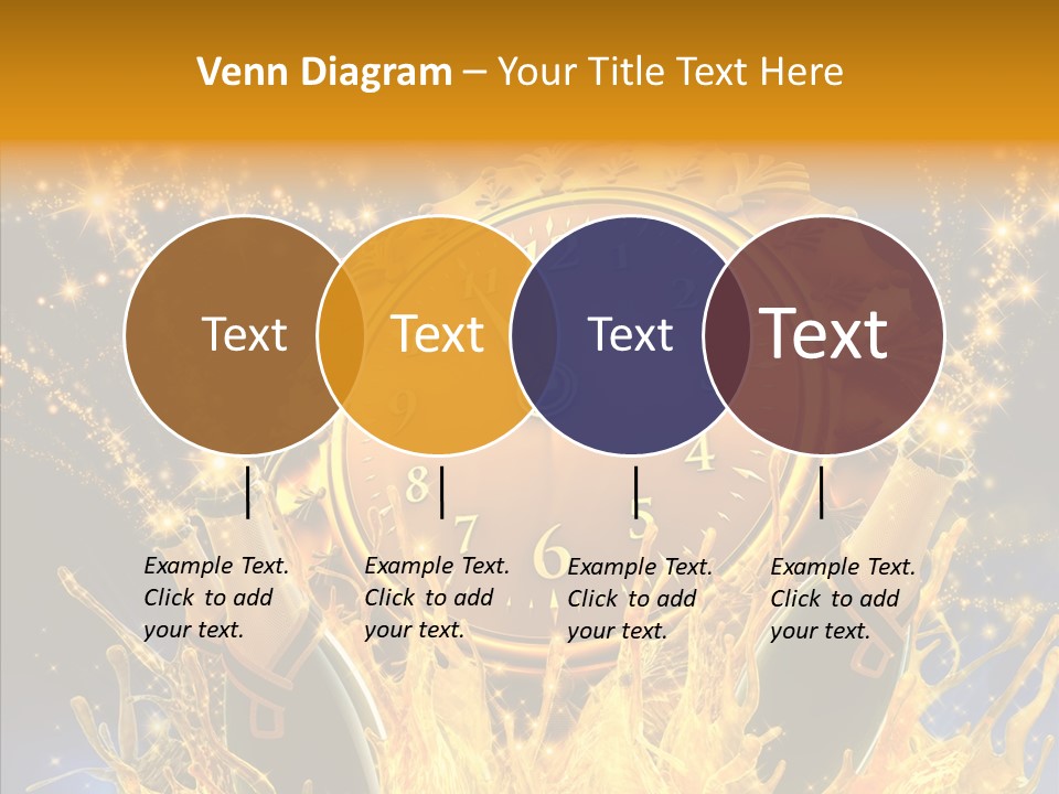 Affiche Grunge Mots PowerPoint Template