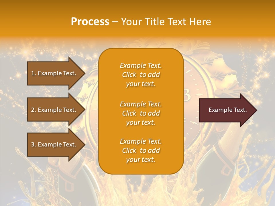 Affiche Grunge Mots PowerPoint Template