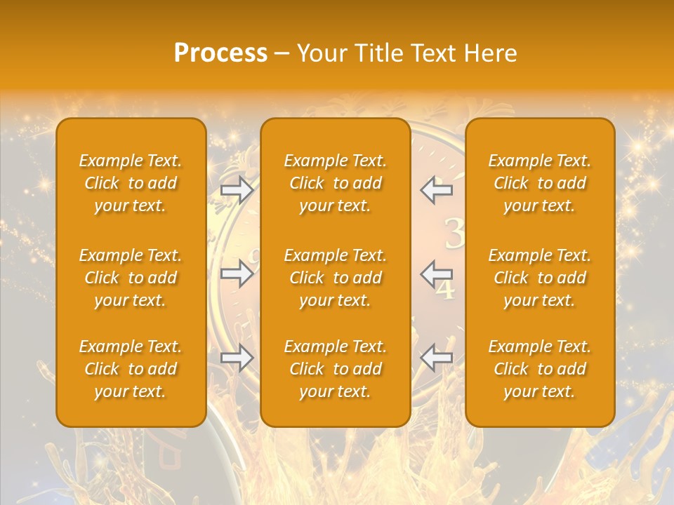 Affiche Grunge Mots PowerPoint Template