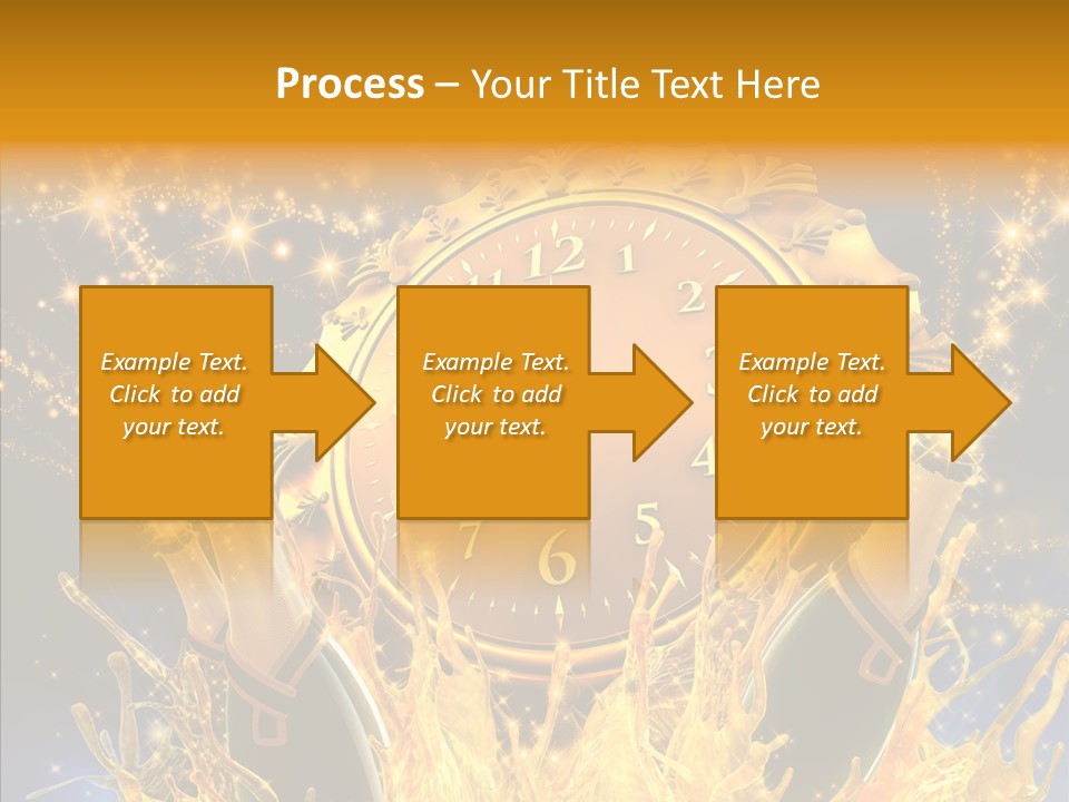 Affiche Grunge Mots PowerPoint Template