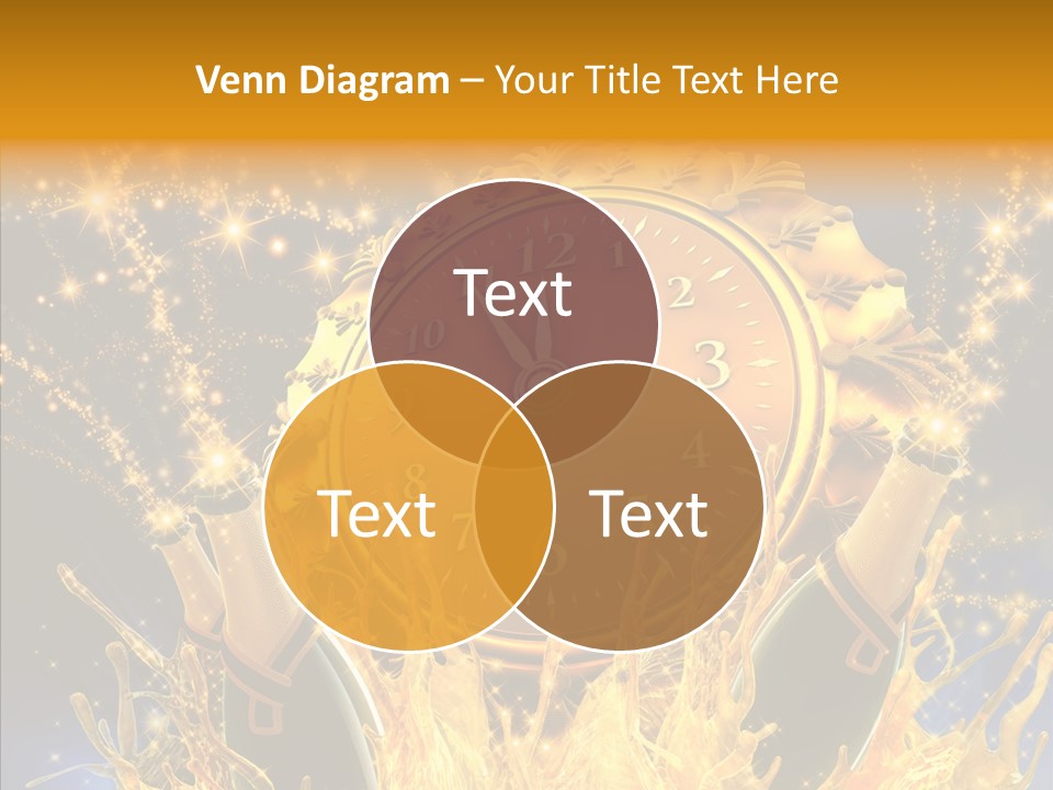 Affiche Grunge Mots PowerPoint Template