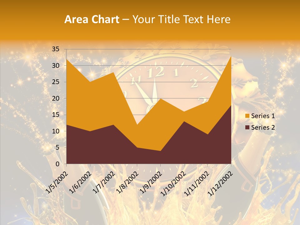 Affiche Grunge Mots PowerPoint Template