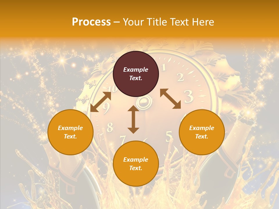 Affiche Grunge Mots PowerPoint Template
