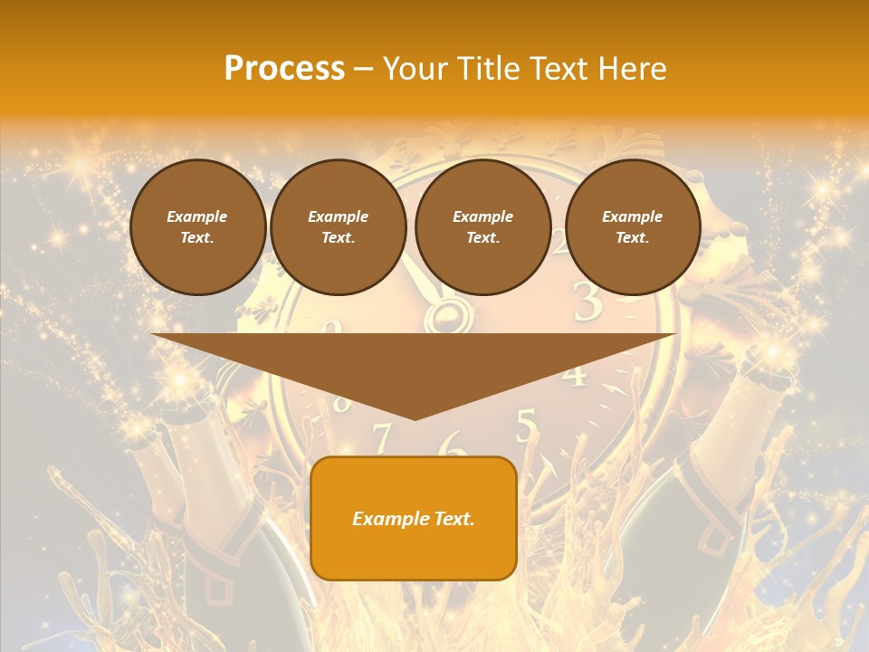 Affiche Grunge Mots PowerPoint Template