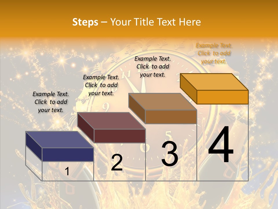 Affiche Grunge Mots PowerPoint Template