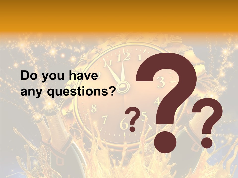 Affiche Grunge Mots PowerPoint Template