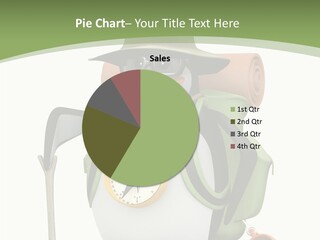 Hike Penguin Compass PowerPoint Template