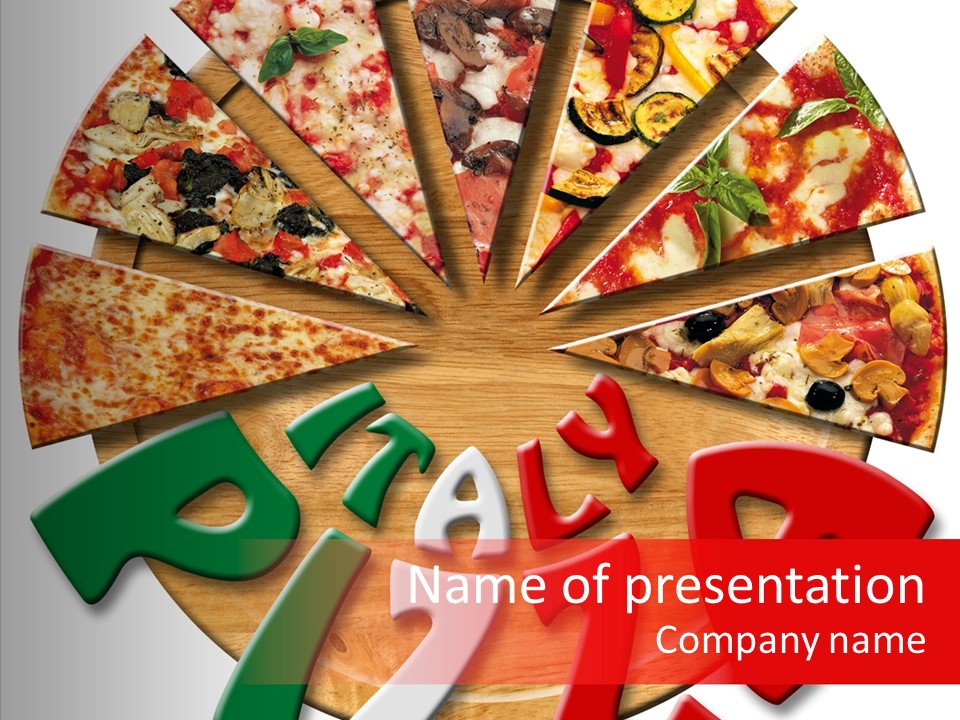 Mangiare Ristorante Pizza PowerPoint Template