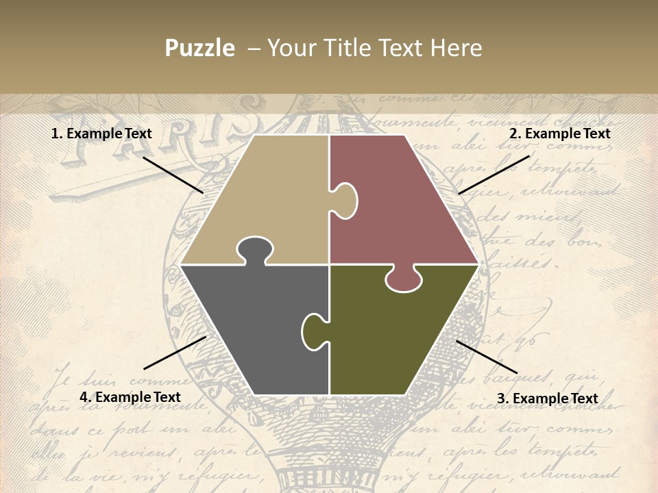 Ancien Romantique Poster PowerPoint Template