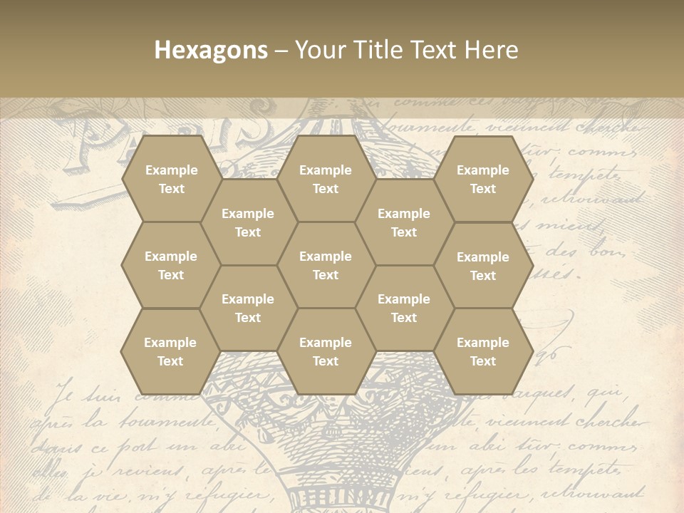 Ancien Romantique Poster PowerPoint Template