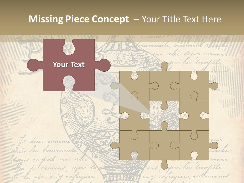 Ancien Romantique Poster PowerPoint Template