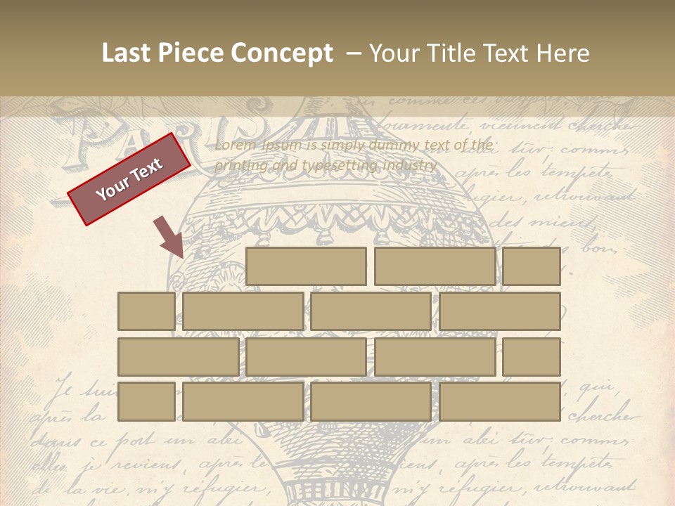 Ancien Romantique Poster PowerPoint Template