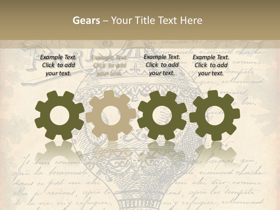 Ancien Romantique Poster PowerPoint Template