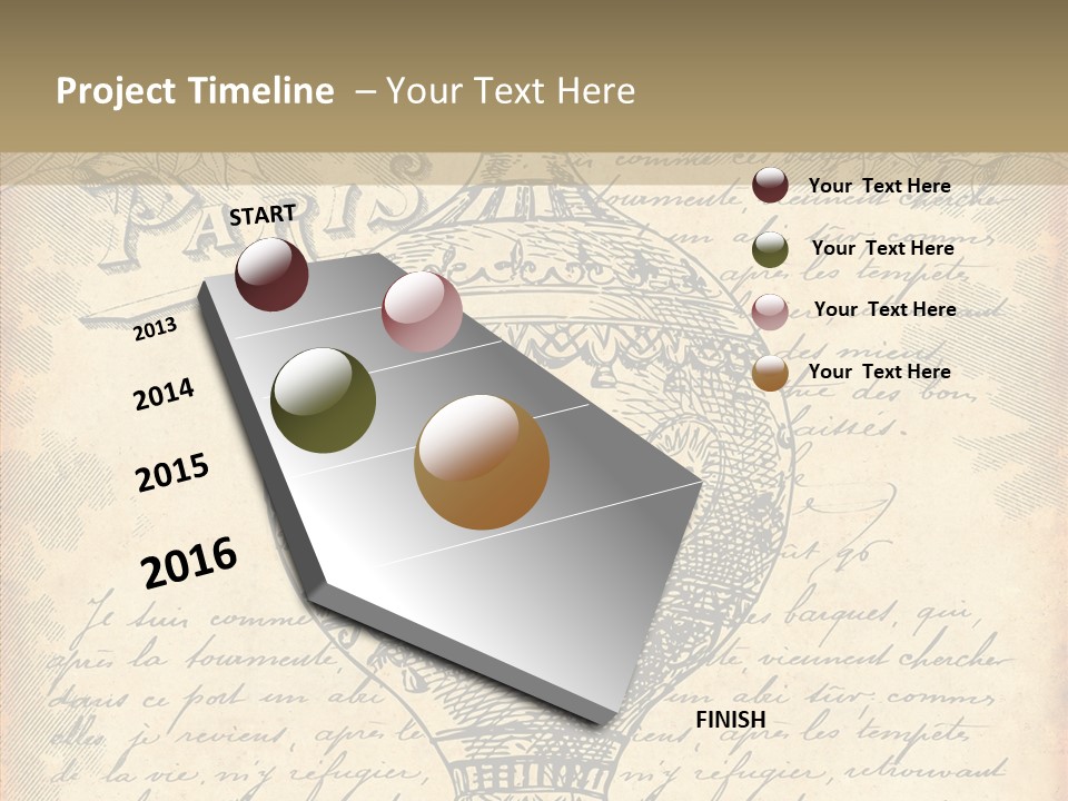 Ancien Romantique Poster PowerPoint Template