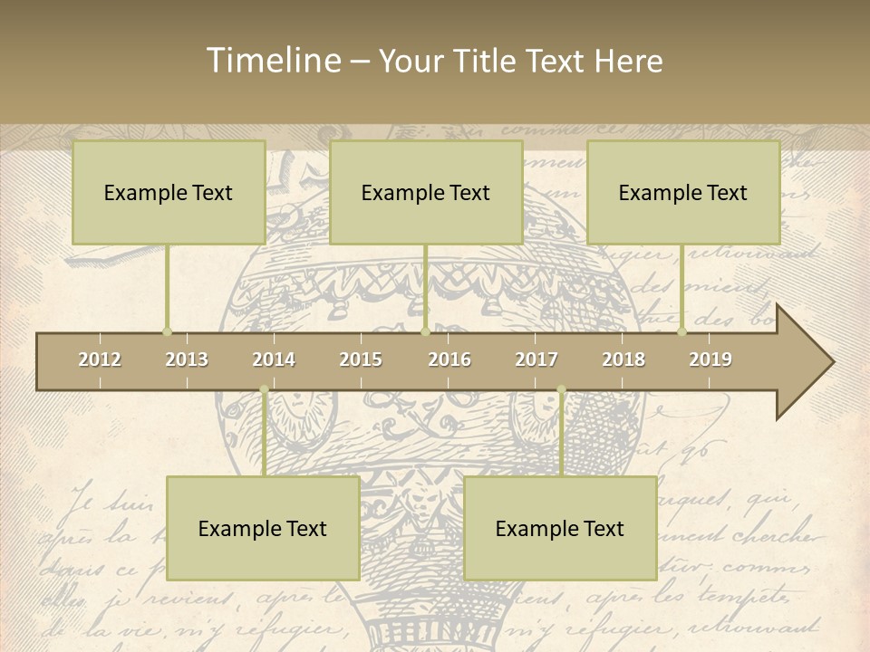 Ancien Romantique Poster PowerPoint Template