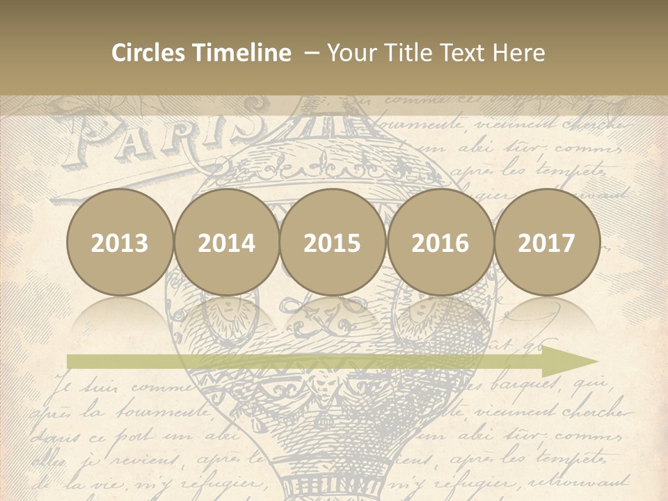 Ancien Romantique Poster PowerPoint Template