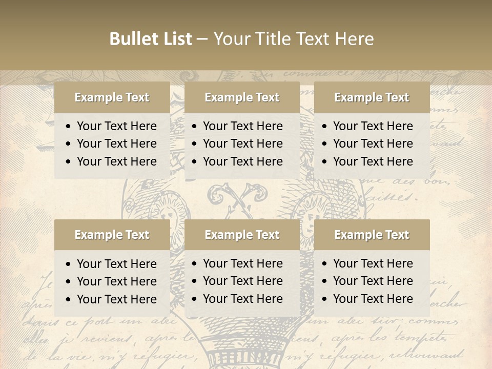 Ancien Romantique Poster PowerPoint Template