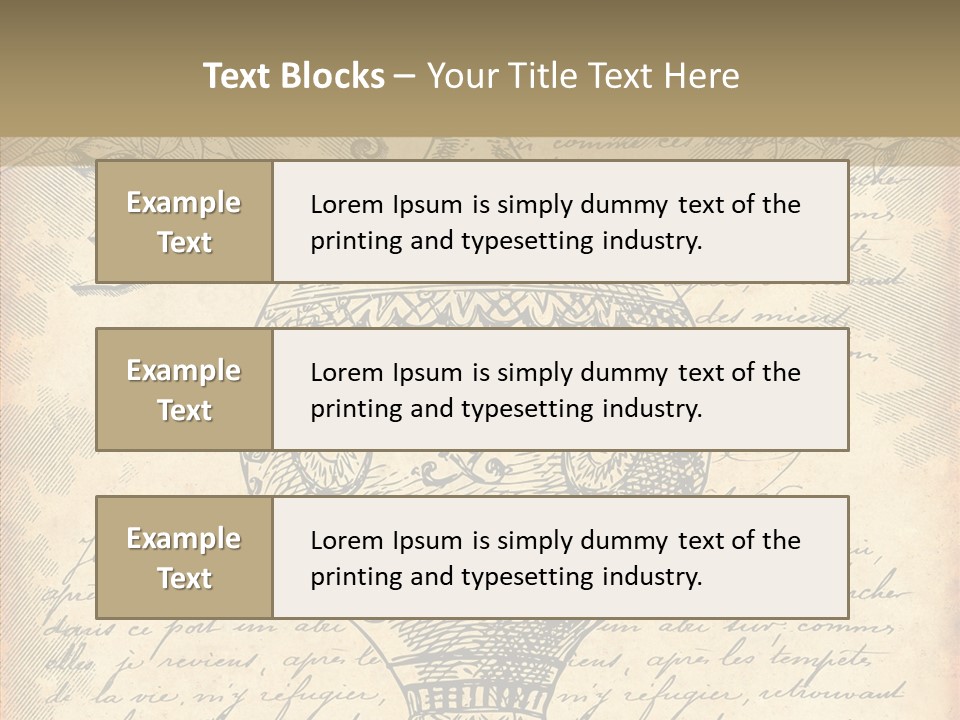 Ancien Romantique Poster PowerPoint Template