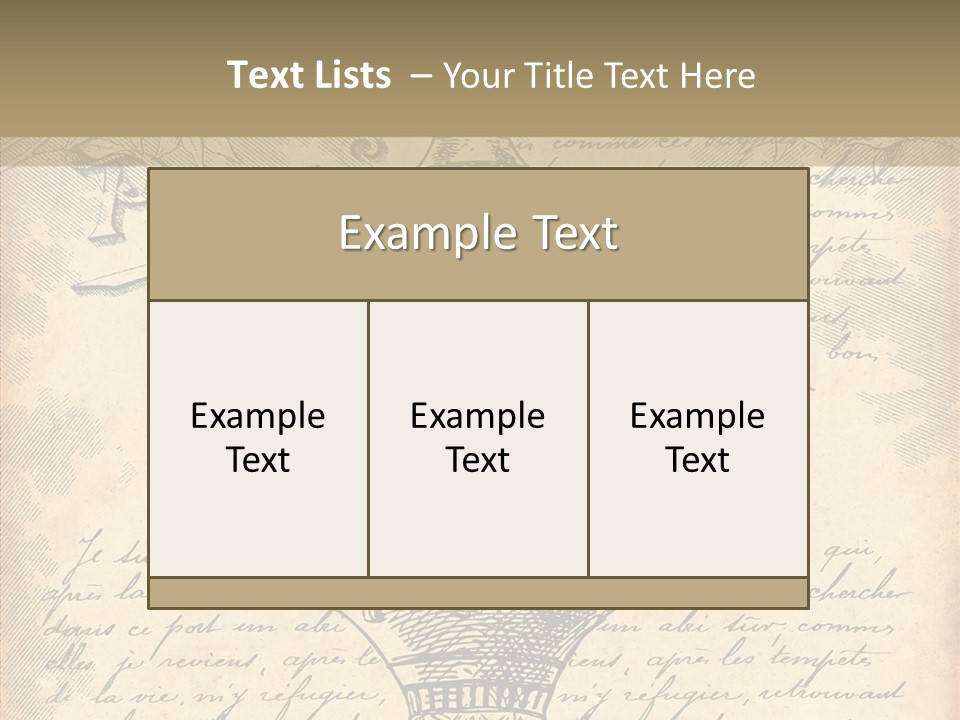 Ancien Romantique Poster PowerPoint Template