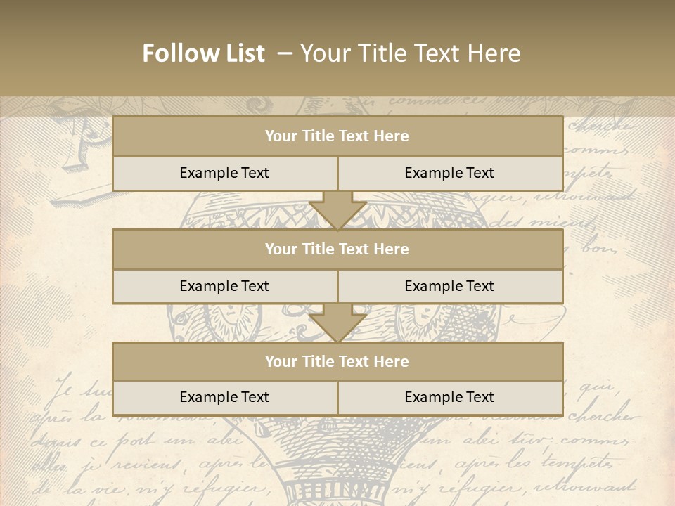 Ancien Romantique Poster PowerPoint Template