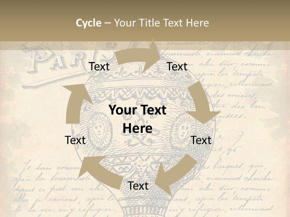 Ancien Romantique Poster PowerPoint Template