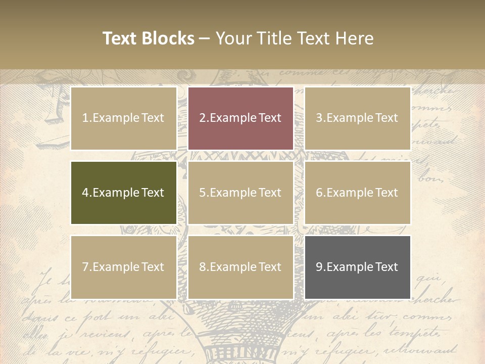 Ancien Romantique Poster PowerPoint Template