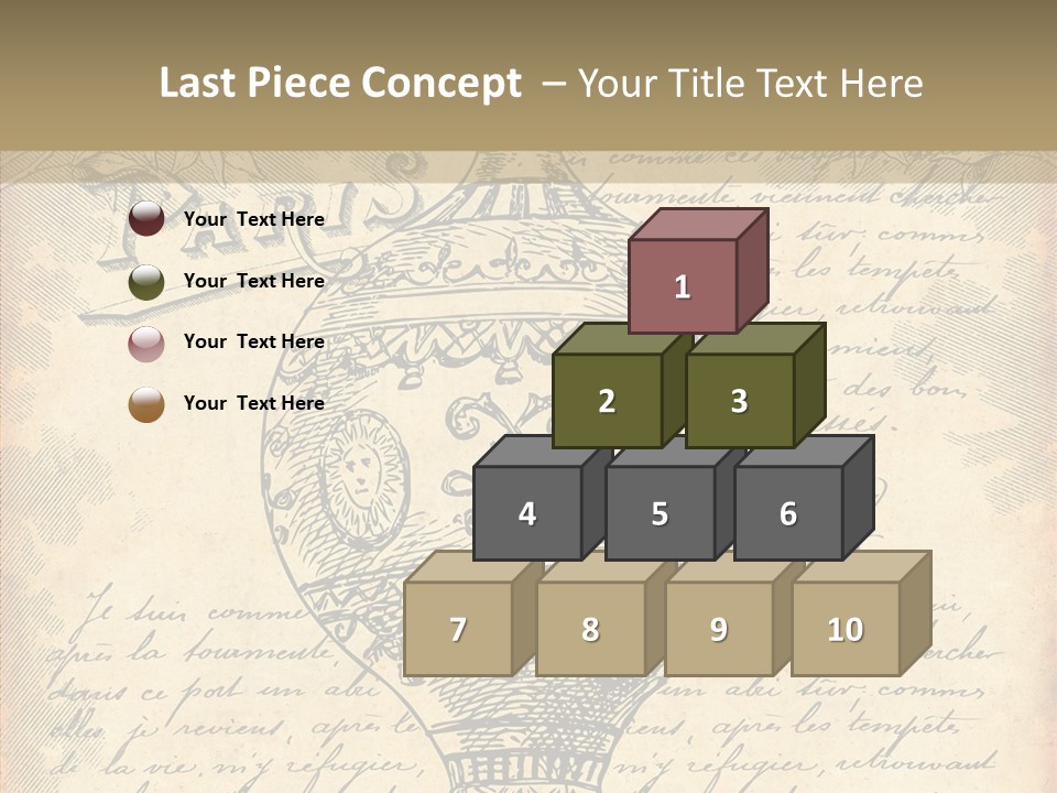 Ancien Romantique Poster PowerPoint Template