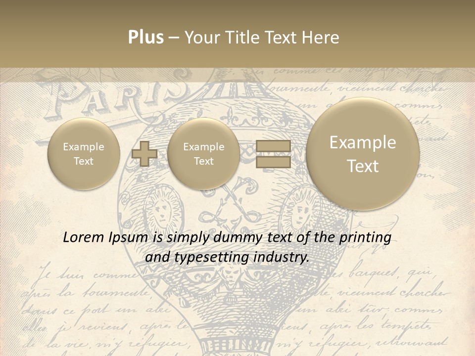 Ancien Romantique Poster PowerPoint Template