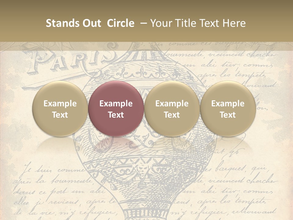 Ancien Romantique Poster PowerPoint Template