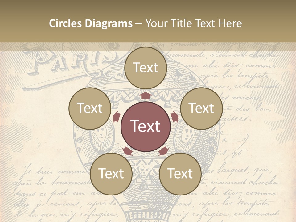 Ancien Romantique Poster PowerPoint Template