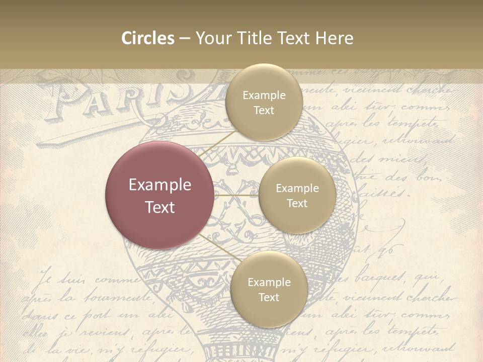 Ancien Romantique Poster PowerPoint Template