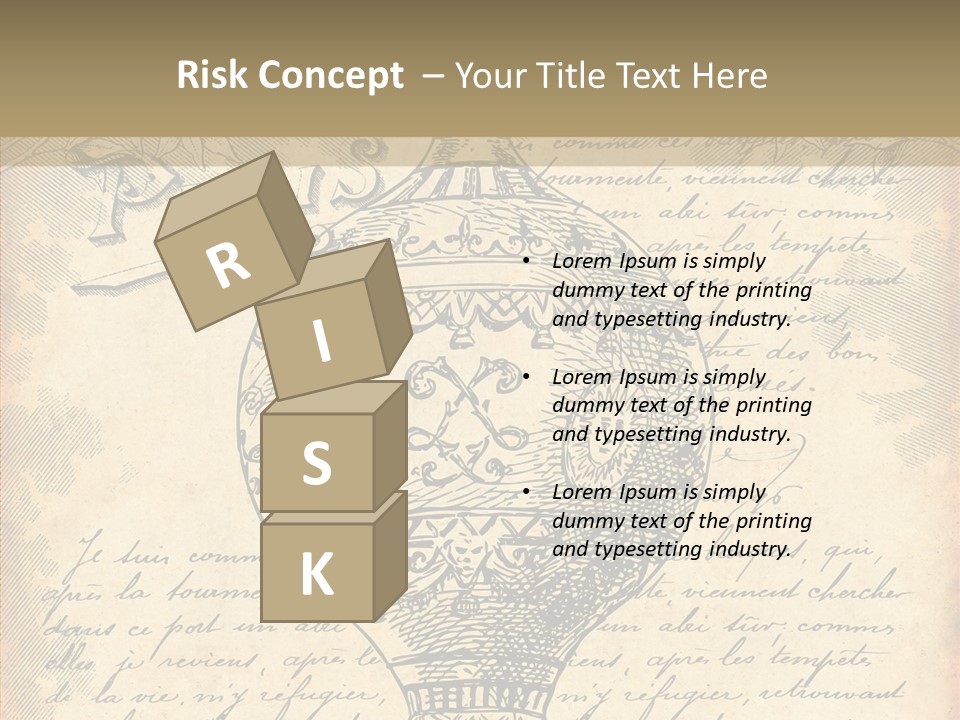 Ancien Romantique Poster PowerPoint Template