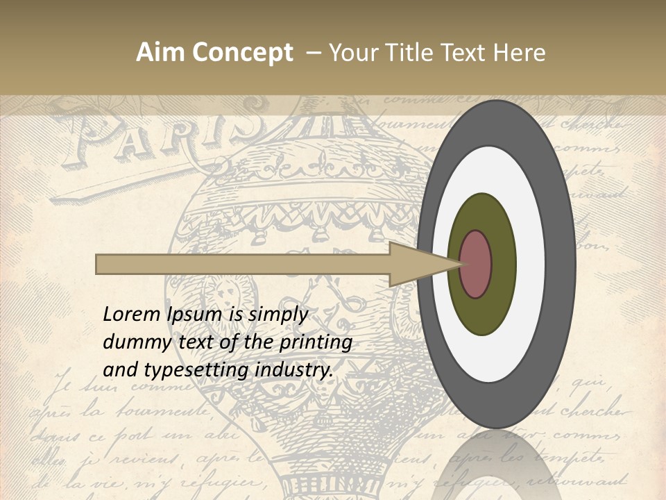 Ancien Romantique Poster PowerPoint Template