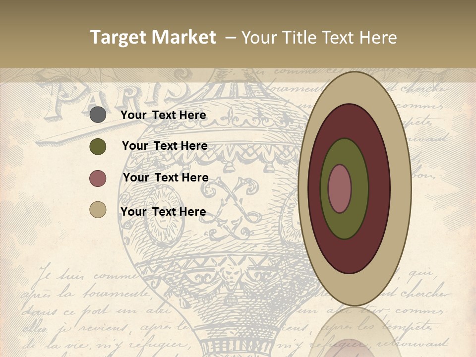 Ancien Romantique Poster PowerPoint Template